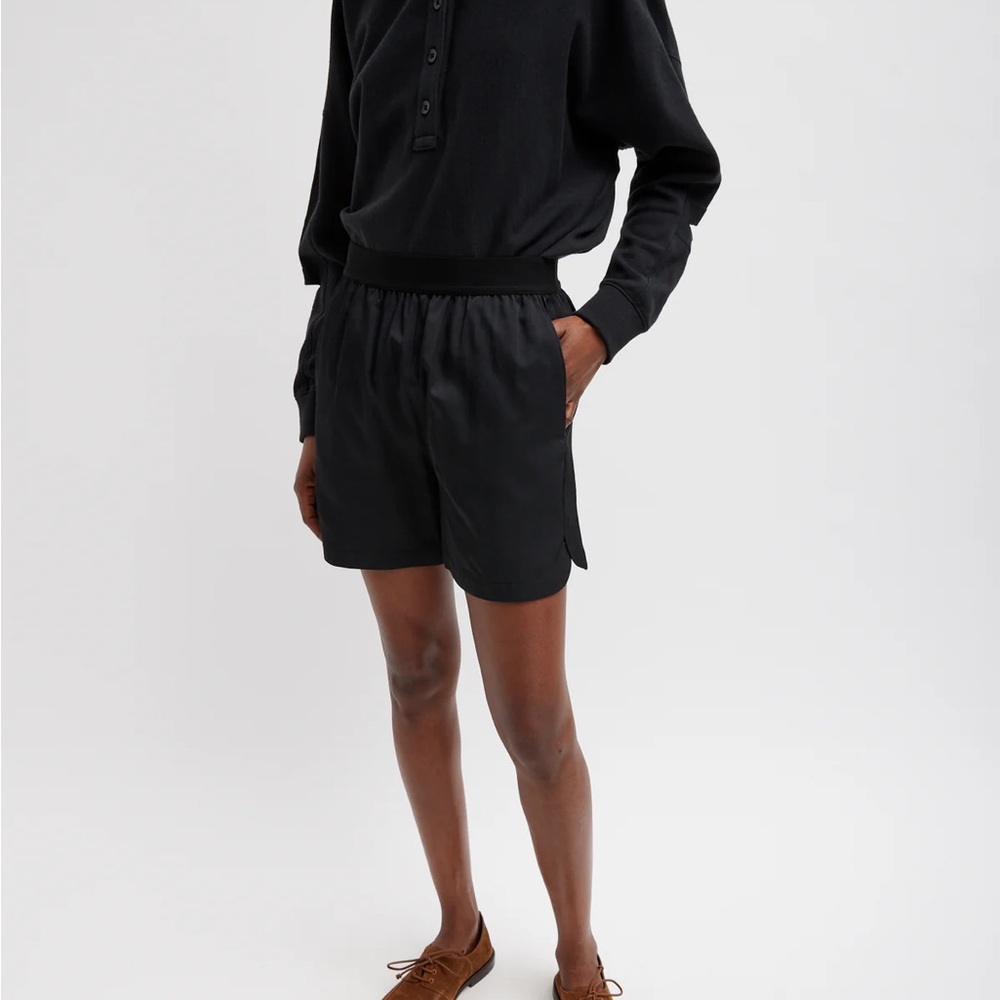 TIBI NWT drapey suiting pull on short